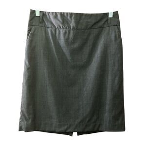 Banana Republic pin stripe fitted career wear mini skirt